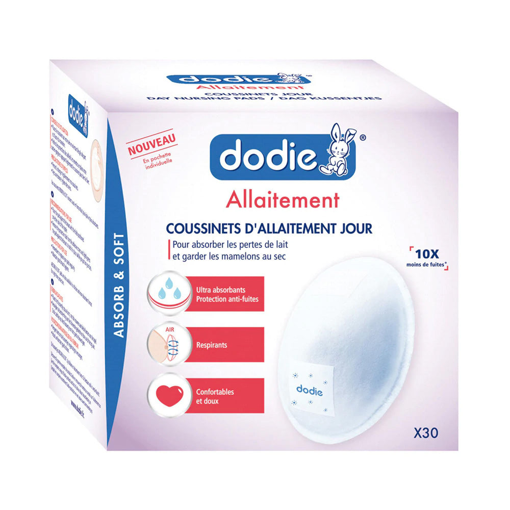 Dodie Coussinets D'allaitement Jour Ultra Fins 30 Pièces