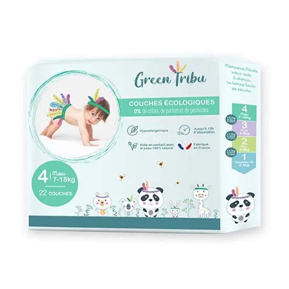 Rotho Babydesign Poubelle à couches Bella Bambina PP shale green