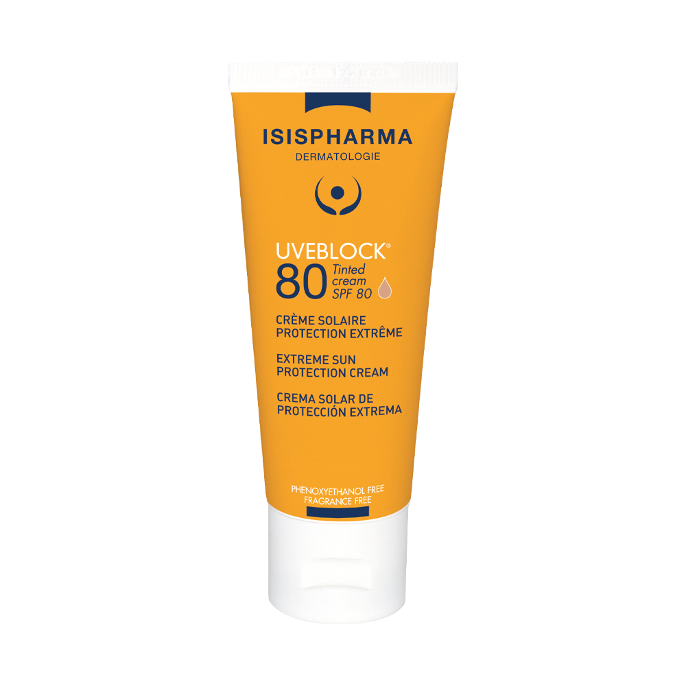 Isispharma uveblock 80+ crème teinté très haute protection - Para Casa