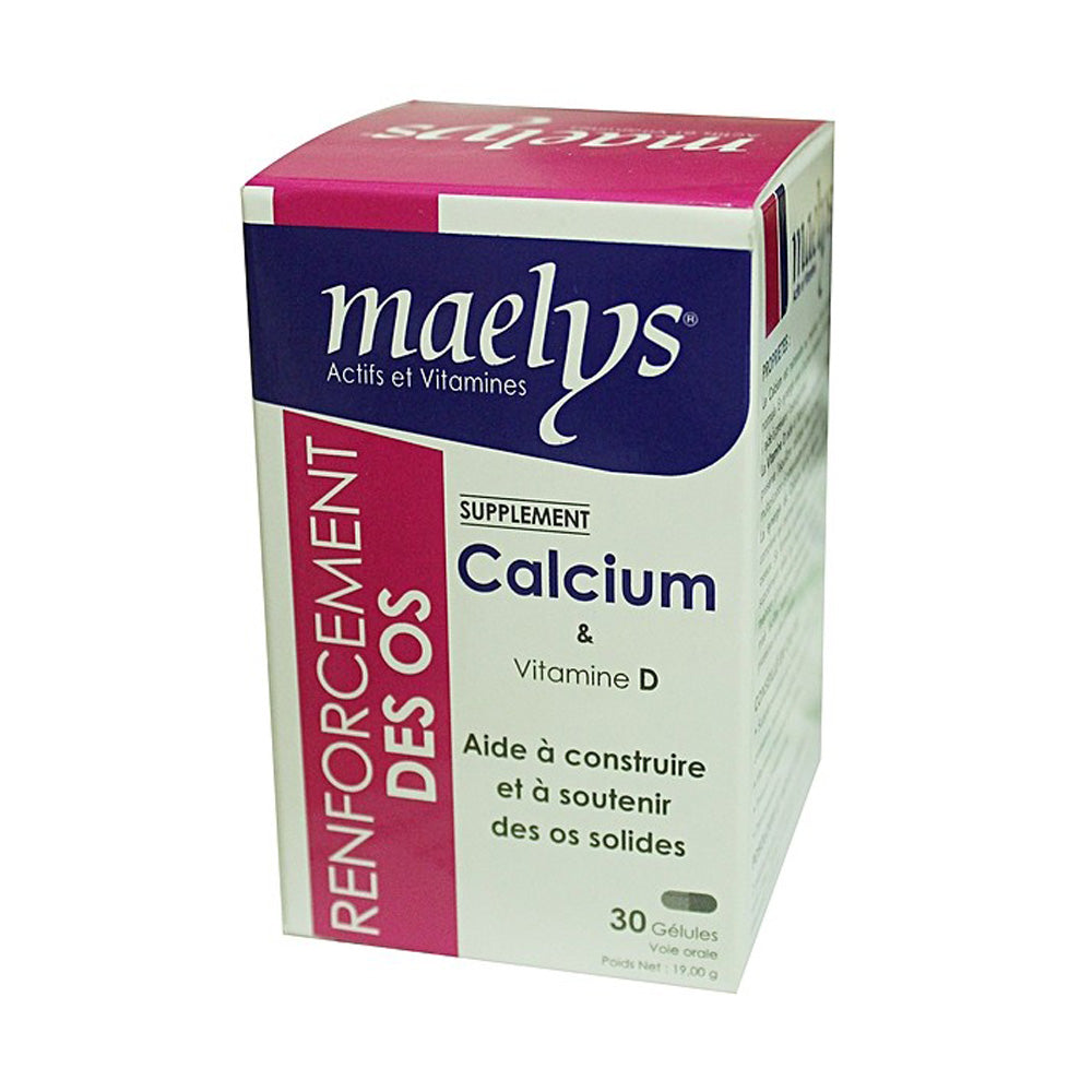 Maelys Calcium Et Vitamine D 30 Gélules nova parapharmacie prix maroc casablanca