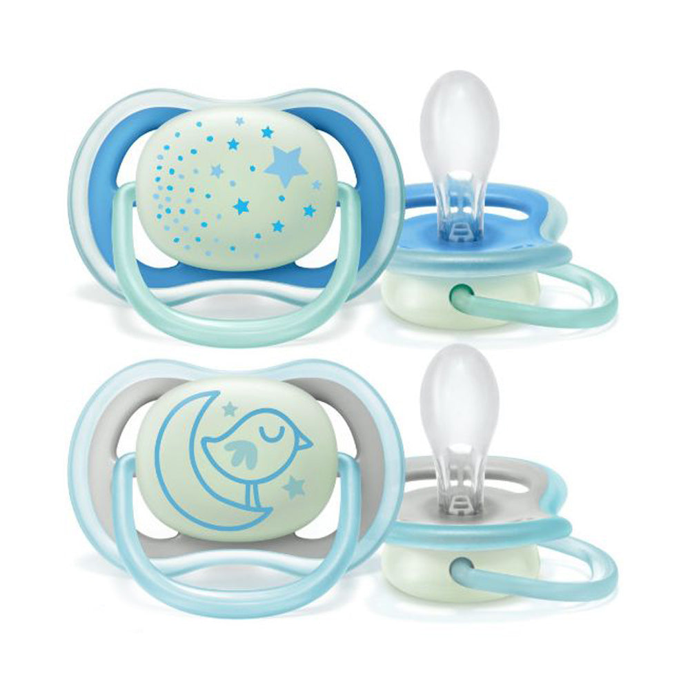 Philips AVENT Sucettes Ultra Air Night Boy 6-18m