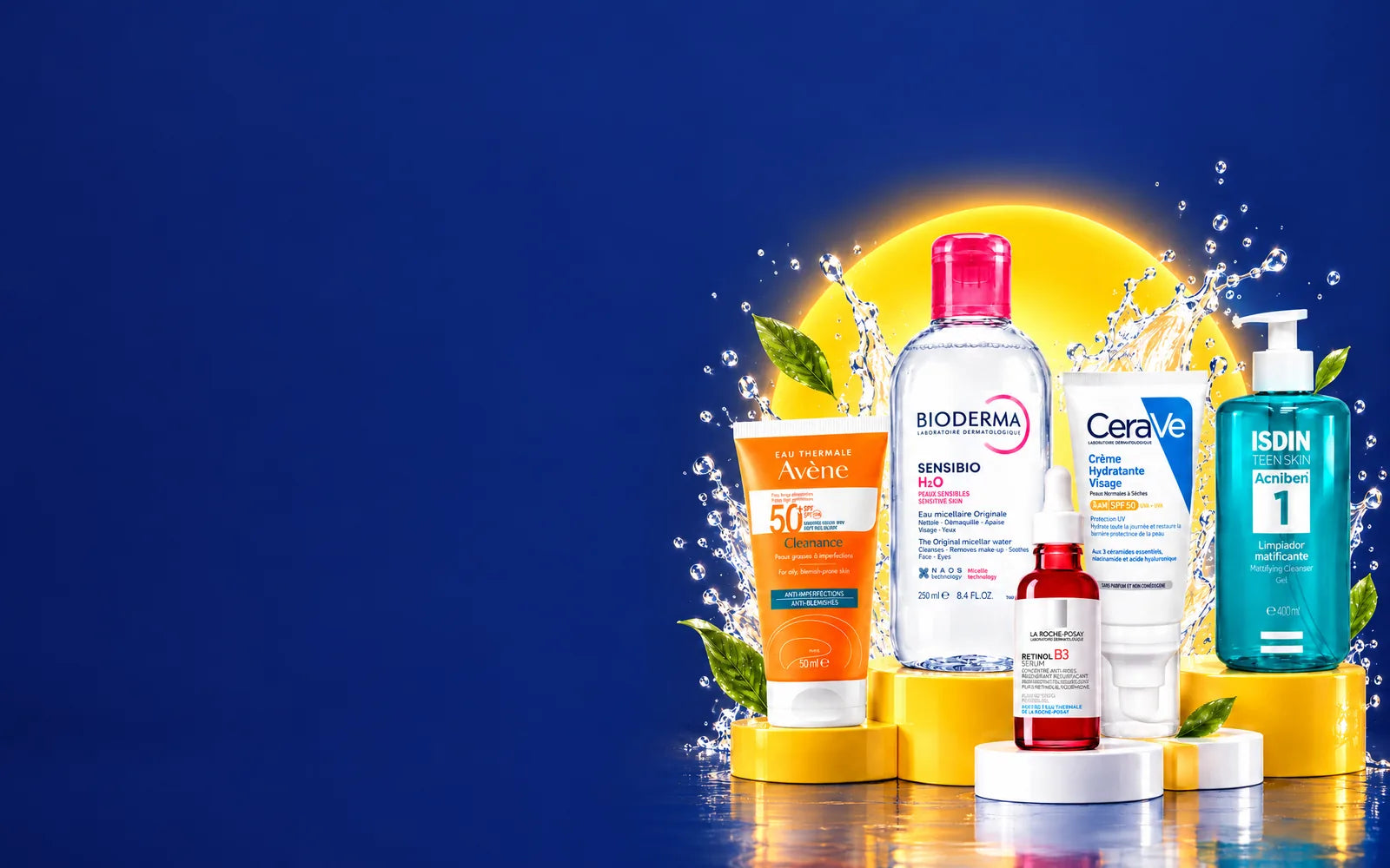 Soins Avène, La Roche-Posay, Bioderma, CeraVe et ISDIN en promotion chez Nova Parapharmacie