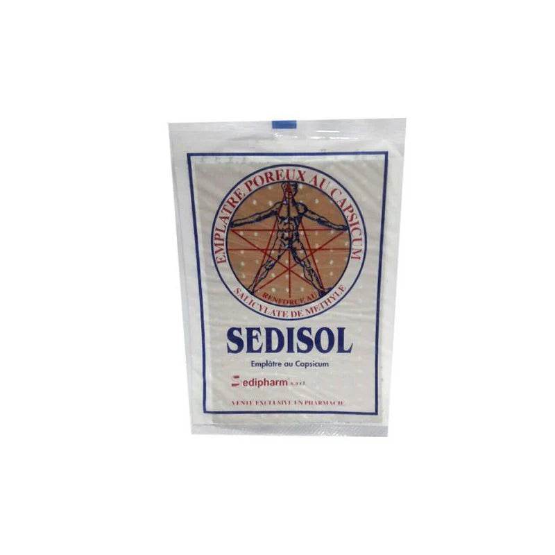 SEDISOL Emplâtre Adhésif Médical Anti-Inflammatoire soulagement douleurs articulaires musculaires traitement topique - novaparapharmacie