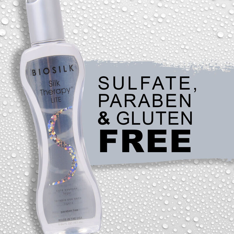 BIOSILK Silk Therapy Lite Sérum 67ml sans parabènes formule douce naturelle respectueuse cheveux fins - novaparapharmacie