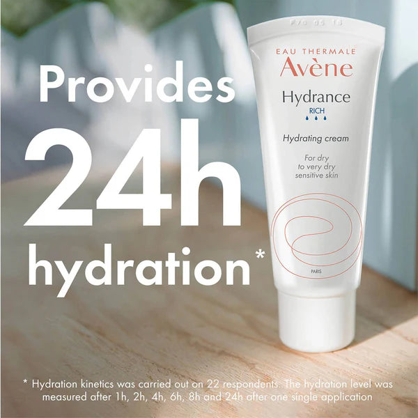 AVÈNE Hydrance Riche Crème 40ml texture riche onctueuse Cohederm breveté beurre karité hydratation - novaparapharmacie