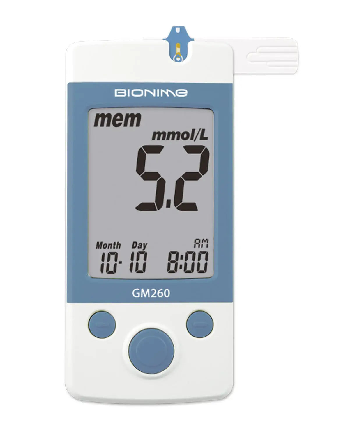 BIONIME GS260 lecteur glycémie bandelettes diabète précision rapide facile - novaparapharmacie