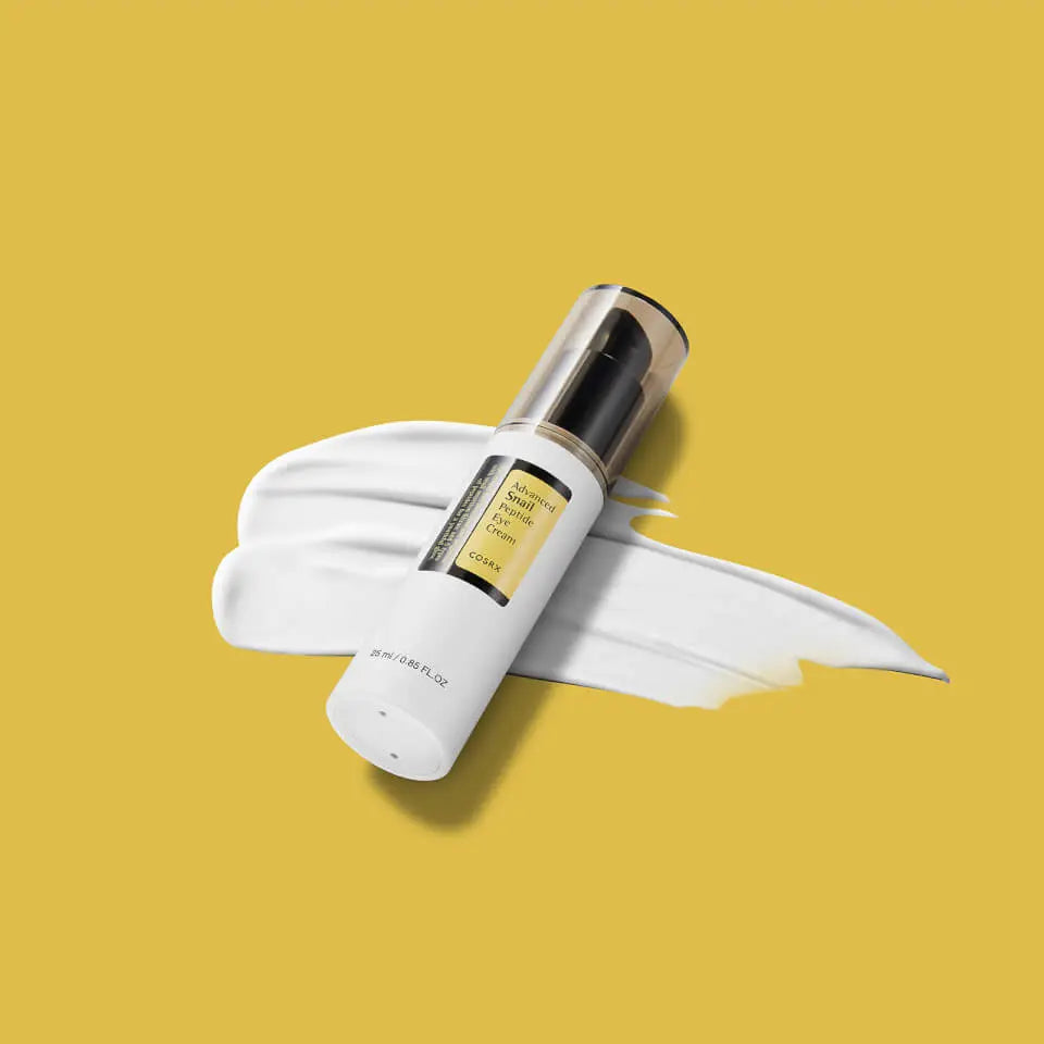 COSRX Advanced Snail Peptide Eye Cream 25ml crème contour yeux anti-âge snail mucin 72% 5 peptides niacinamide acide hyaluronique - novaparapharmaci