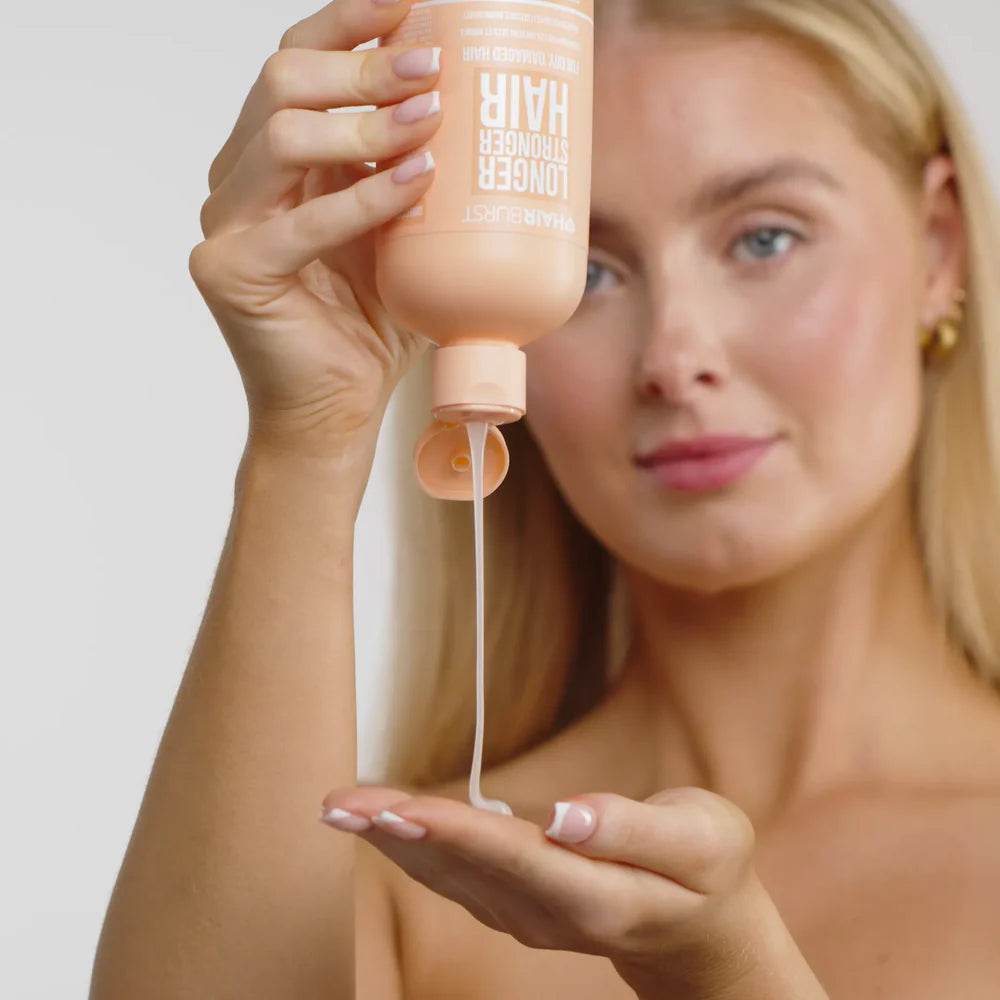 Hairburst après-shampoing texture crémeuse cheveux secs abîmés réparateur hydratant nutrition intense brillance - novaparapharmacie