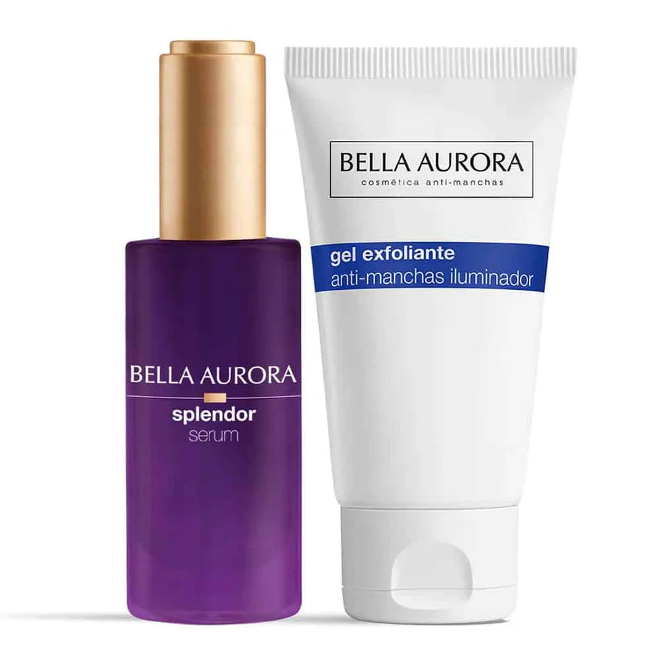 Pack Bella Aurora Splendor Sérum Gel Exfoliant produits anti-taches éclat duo complet traitement pigmentation - novaparapharmacie