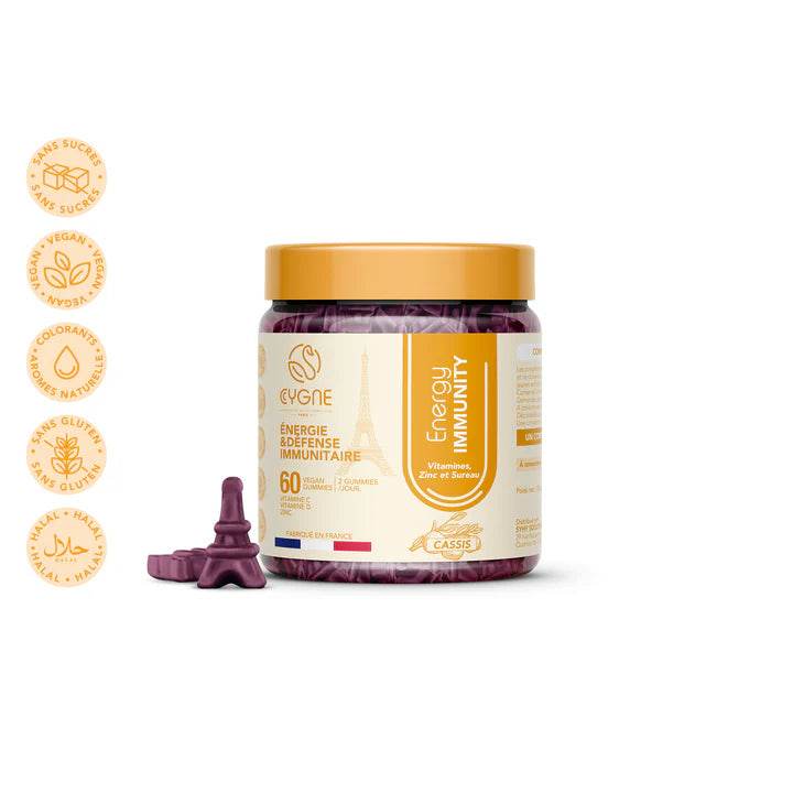 Cygne Energy Immunity complément alimentaire immunité énergie vitamine C zinc échinacée défenses naturelles vitalité - novaparapharmacie