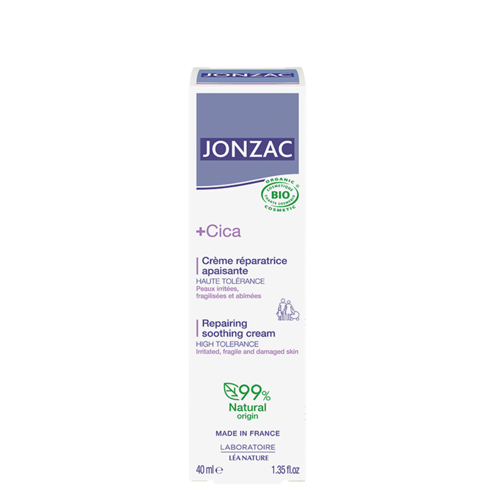 Jonzac Crème réparatrice apaisante +Cica - 40ml