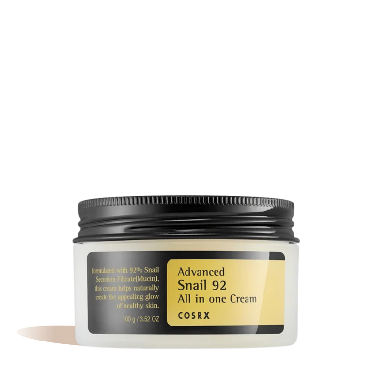 COSRX Advanced Snail 92 All In One Cream 100g crème visage hydratation réparation anti-âge mucine escargot - novaparapharmacie