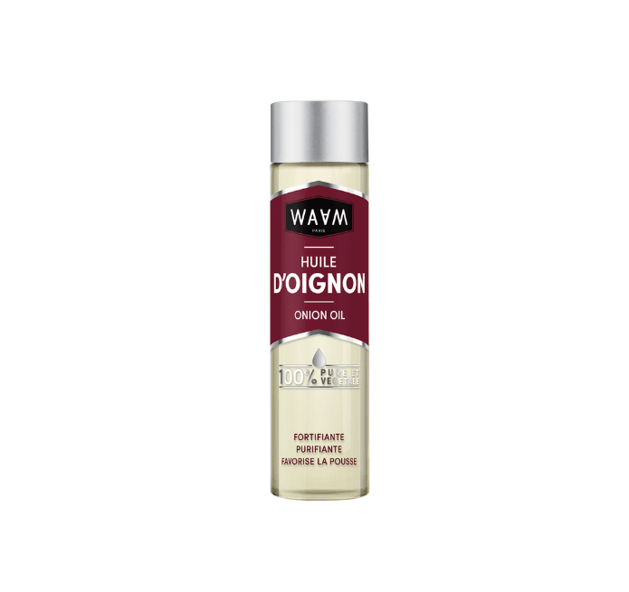 WAAM Huile d'Oignon certifiée BIO 75ml huile végétale croissance cheveux anti-chute fortifiante cuir chevelu stimulante - novaparapharmacie