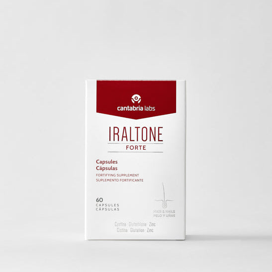IRALTONE Forte 60 Capsules complément alimentaire anti-chute cheveux ongles fortifiants biotine zinc - novaparapharmacie