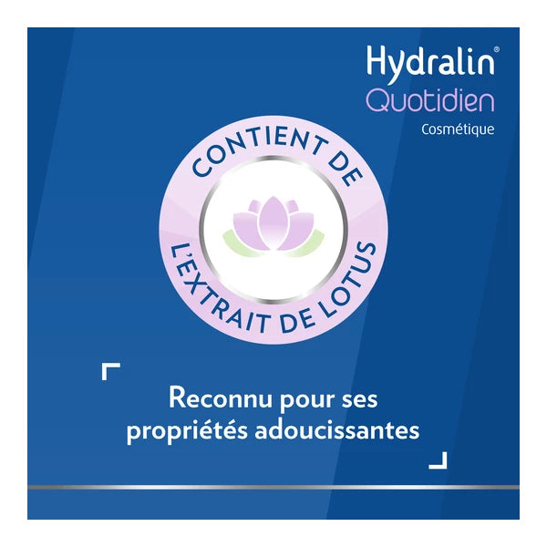 HYDRALIN 200ml Quotidien gel lavant intime application hygiène féminine pH physiologique - novaparapharmacie