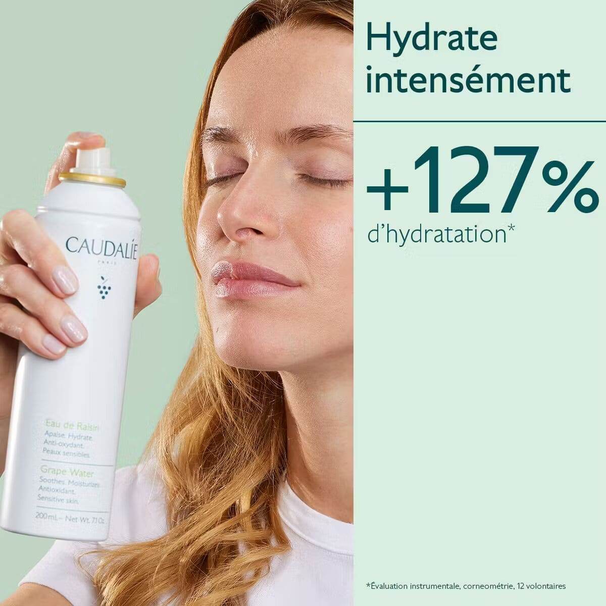 Caudalie Eau de Raisin 200ml - Brume Hydratante Apaisante Bio - Nova Parapharmacie