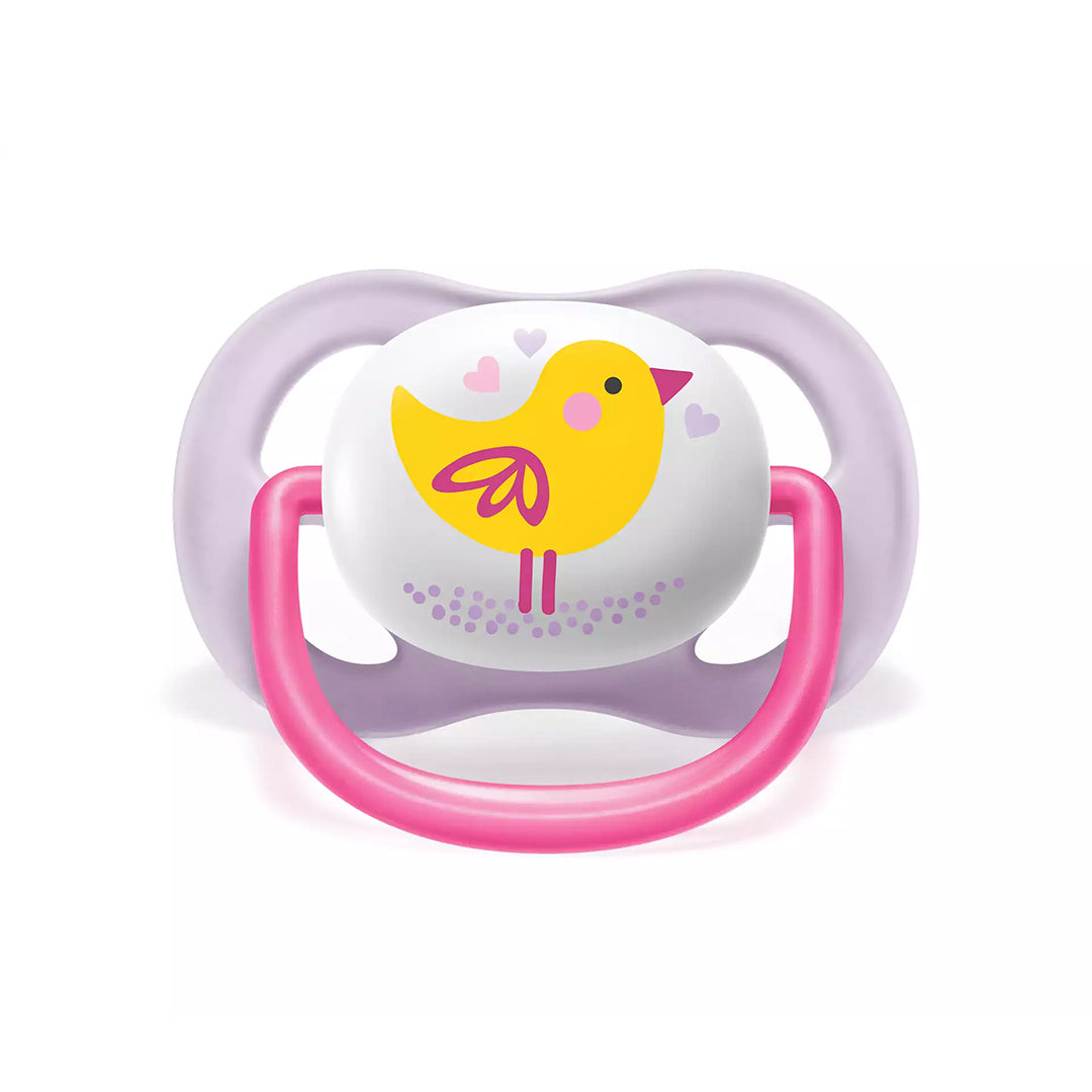 Avent Sucettes Ortho 0-6m Girl Scf080/06 Peng/Bird