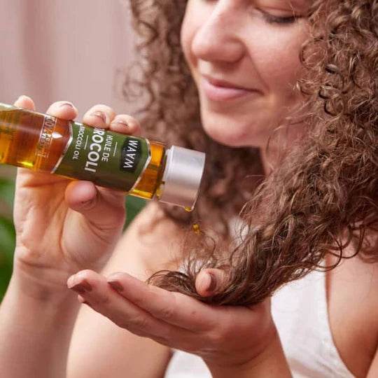 WAAM Huile de Brocoli certifiée BIO 75ml bénéfices huile végétale brillance cheveux soyeux protection naturelle - novaparapharmacie