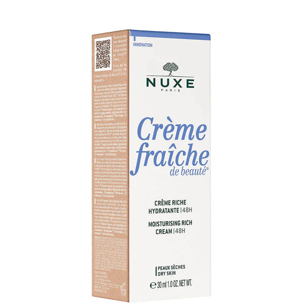 Pack NUXE Crème Fraîche Riche Peau Sèche 30ml Very Rose Eau Micellaire 50ml duo hydratation 48h démaquillage doux routine complète peaux sèches - novaparapharmacie