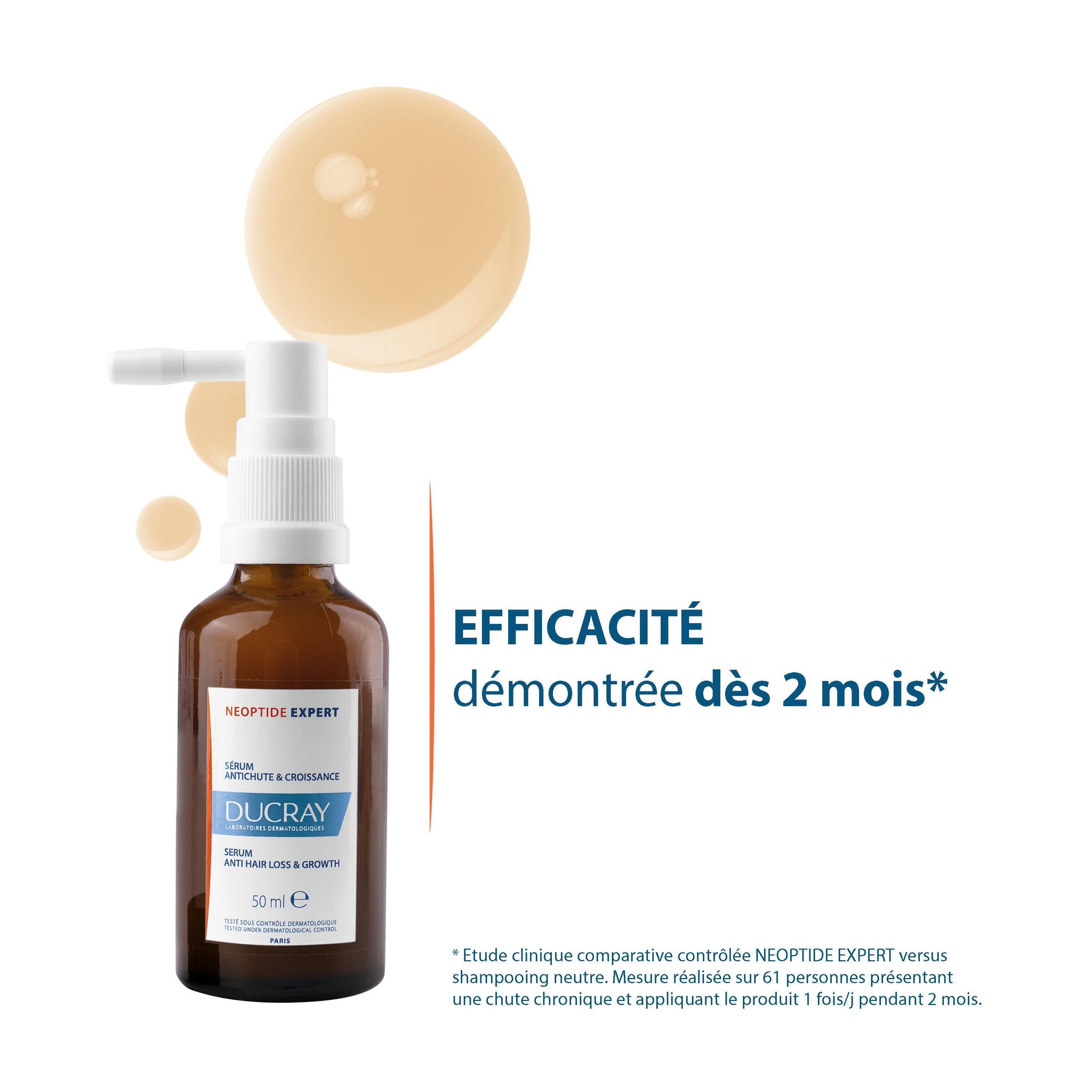 Ducray NEOPTIDE EXPERT Sérum antichute & croissance  2 * 50ML = Une serviette offerte | Nova Para