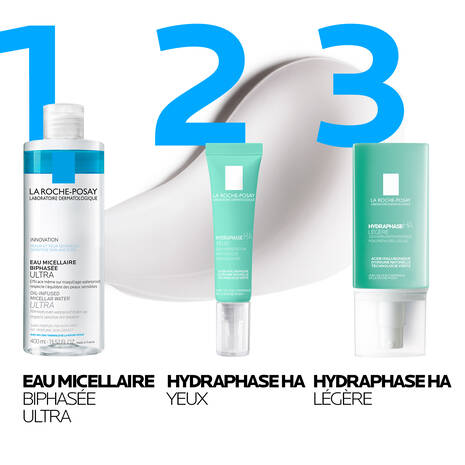 La Roche-Posay Hydraphase HA Yeux 15ml - Soin Contour des Yeux Acide Hyaluronique Anti-Poches