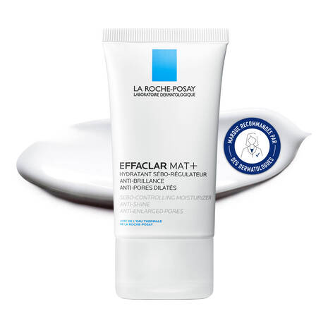 La Roche-Posay Effaclar MAT vue alternative hydratant sébo-régulateur peaux grasses mixtes matifiant anti-brillance - novaparapharmacie