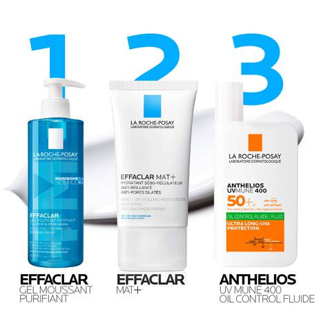 La Roche-Posay Effaclar MAT Hydratant Sébo-Régulateur 40ml tube blanc vert hydratant matifiant peaux grasses mixtes - novaparapharmacie