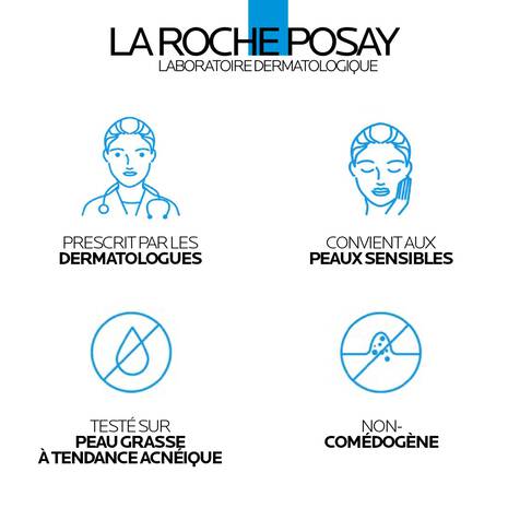 La Roche-Posay Effaclar MAT Hydratant Sébo-Régulateur 40ml tube blanc vert hydratant matifiant peaux grasses mixtes - novaparapharmacie