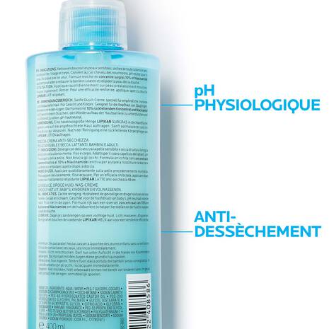 Résultats Crème Lavante Surgras Peau Douce Hydratée Apaisée Protection Quotidienne La Roche-Posay - novaparapharmacie
