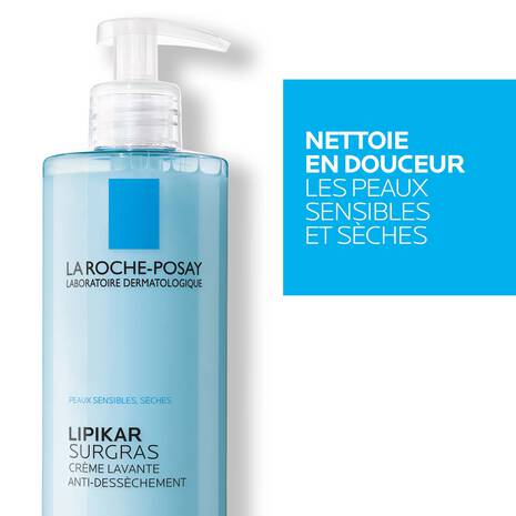 Bénéfices La Roche-Posay Lipikar Surgras Hydratation Apaisement Peaux Sèches Irritées Confort - novaparapharmacie