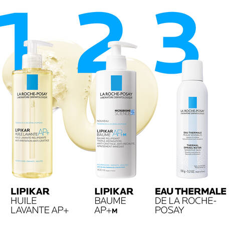 La Roche-Posay Lipikar Huile Lavante AP+ 400ml Huile Douche Peaux Atopiques Sèches Irritées Nettoyage - novaparapharmacie