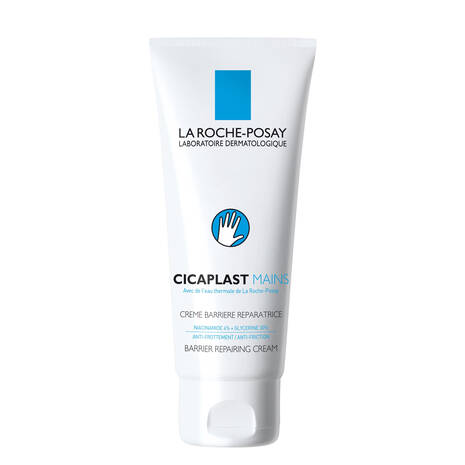 La Roche-Posay Cicaplast Mains Crème Barrière Réparatrice 50ml tube blanc bleu crème mains réparation protection - novaparapharmacie