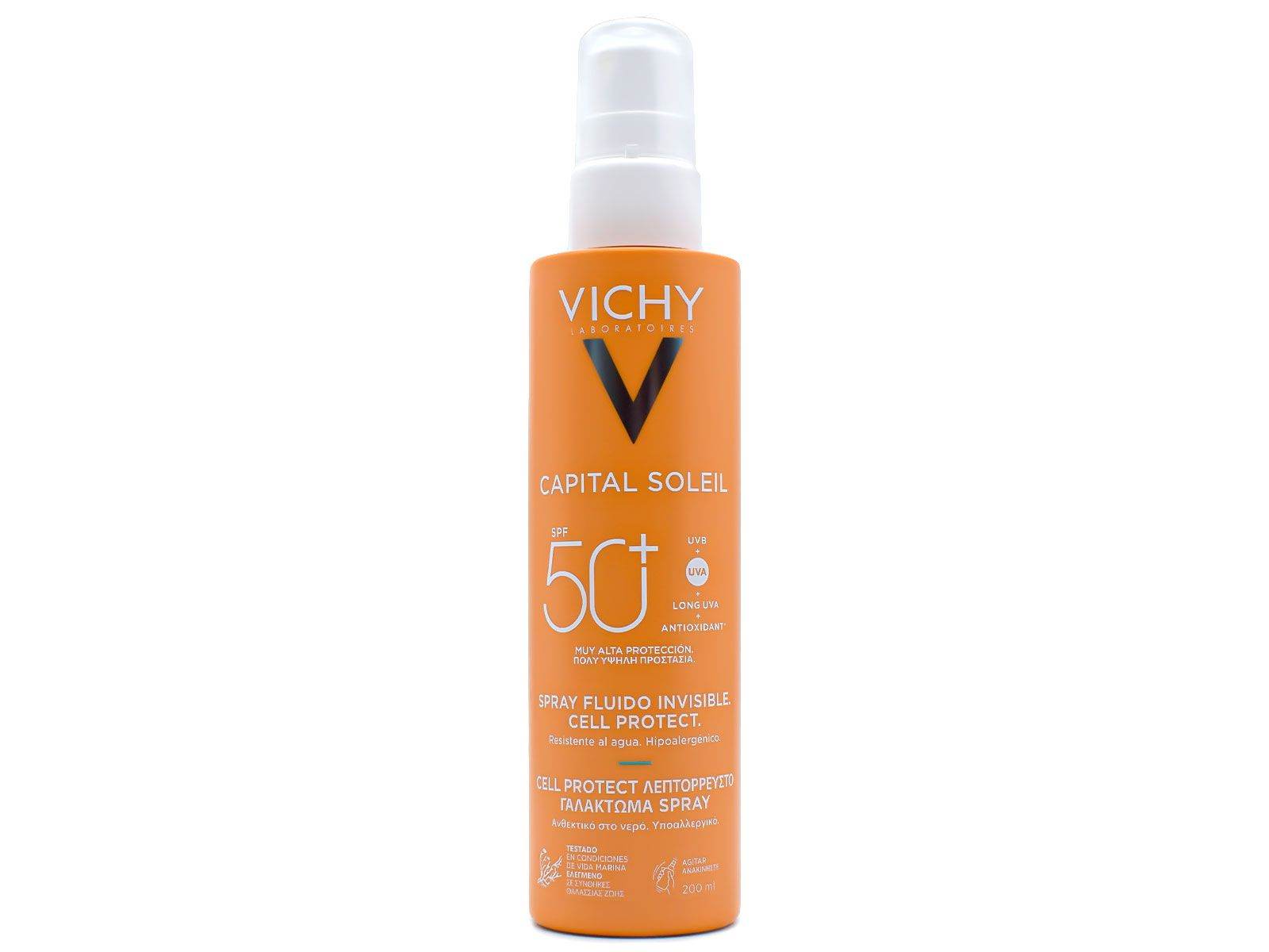 VICHY Capital Soleil Spray SPF50+ Protection Solaire Résistante 200ml - Nova Parapharmacie