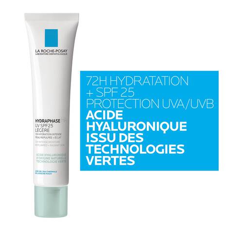 La Roche-Posay Hydraphase UV SPF25 Légère 50ml - Soin Réhydratant Haute Performance Texture Légère