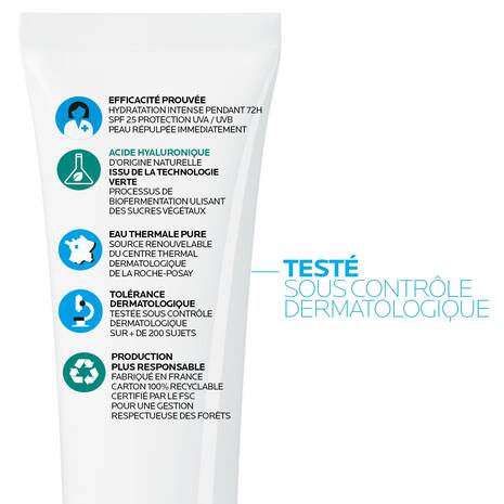 La Roche-Posay Hydraphase UV SPF25 Légère 50ml - Soin Réhydratant Haute Performance Texture Légère