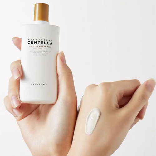 CENTELLA Air-Fit Suncream Plus SPF50+ 50ml crème solaire apaisante SPF50+ PA++++ centella Madagascar air-fit sans traces blanches - novaparapharmacie