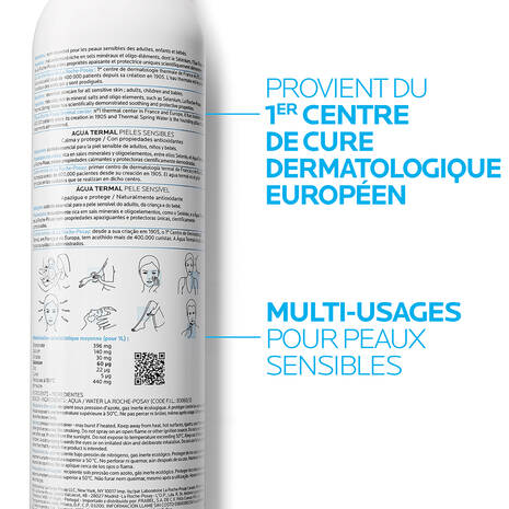 Bénéfices Eau Thermale Apaisement Hydratation Anti-Irritations Peaux Sensibles Réactives - novaparapharmacie
