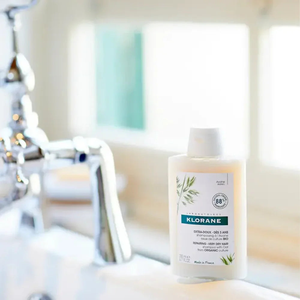 Klorane Shampooing Lait Avoine 400ml Cheveux Délicats Sensibles Douceur Protection Apaisement - novaparapharmacie
