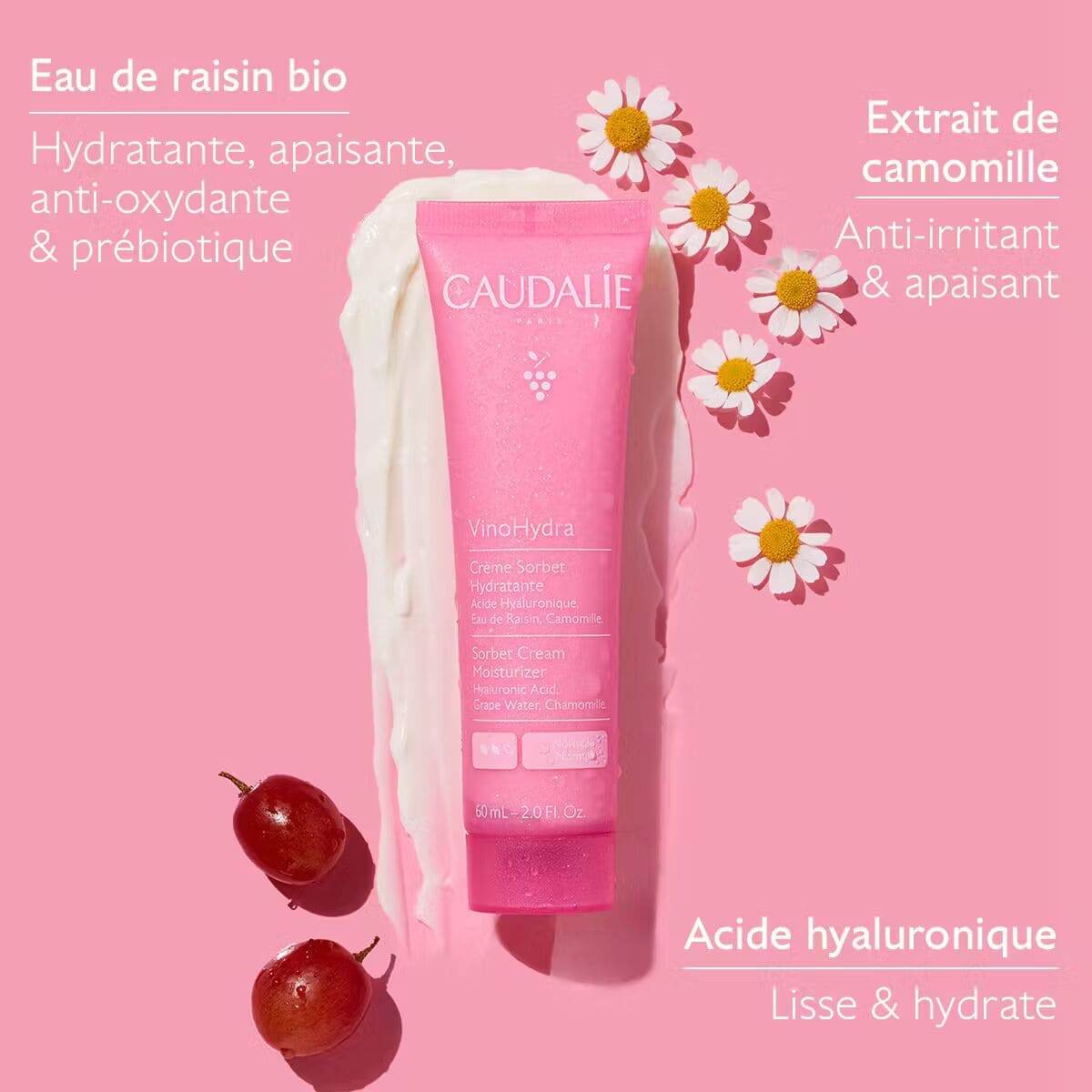 Caudalie Vinosource-Hydra Crème Sorbet Hydratante 40ml - Nova Parapharmacie