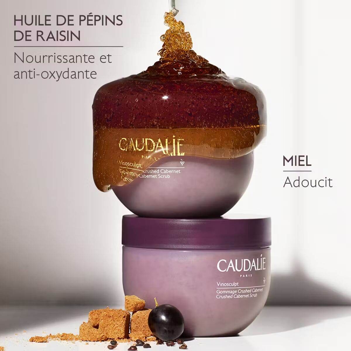 Caudalie Gommage Crushed Cabernet 150g - Nova Parapharmacie