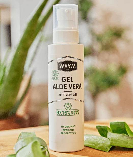 WAAM gel aloe vera bio vue alternative soin visage corps hydratant apaisant naturel pur - novaparapharmacie