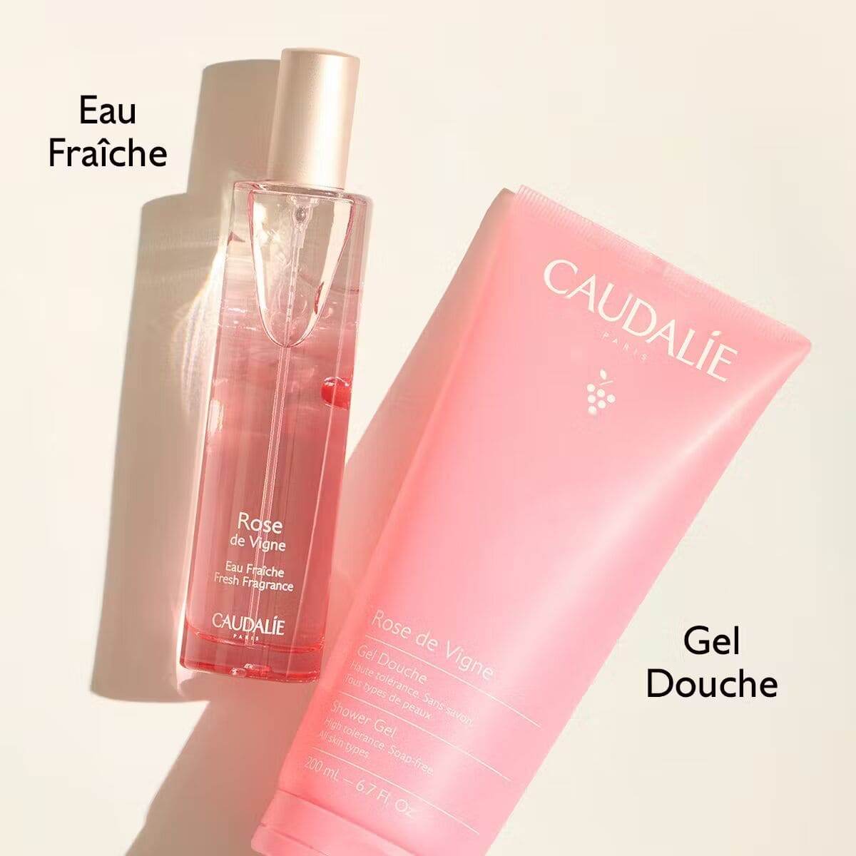 Caudalie Gel Douche Rose de Vigne 200ml - Nova Parapharmacie