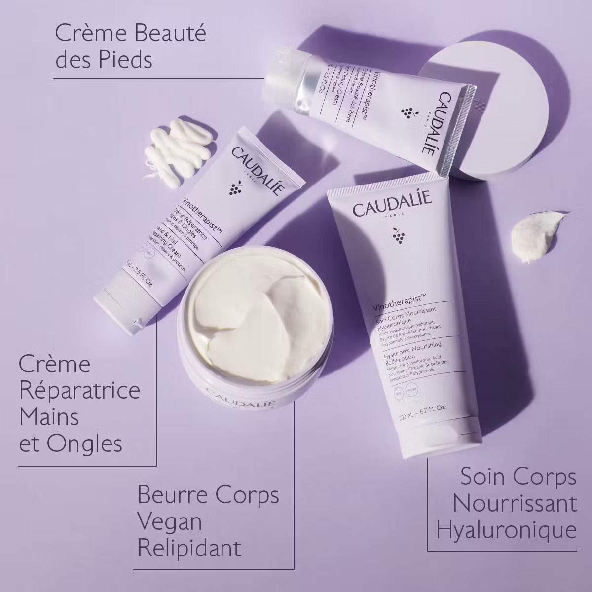 Caudalie Vinotherapist Crème Réparatrice Mains et Ongles 75ml - Nova Parapharmacie