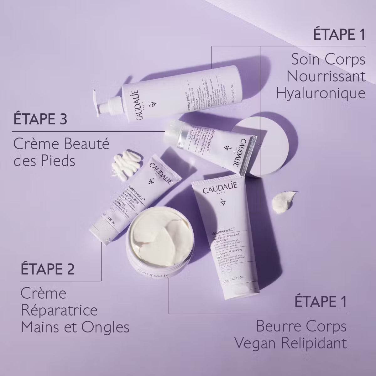 Caudalie Vinotherapist™ Soin Corps Nourrissant Hyaluronique 200ml - Hydratation 24h - Nova Parapharmacie
