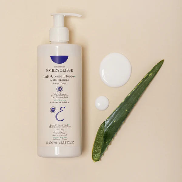 Embryolisse texture formule lait-crème fluide hydratant corps visage nutrition intense absorption rapide - novaparapharmaci