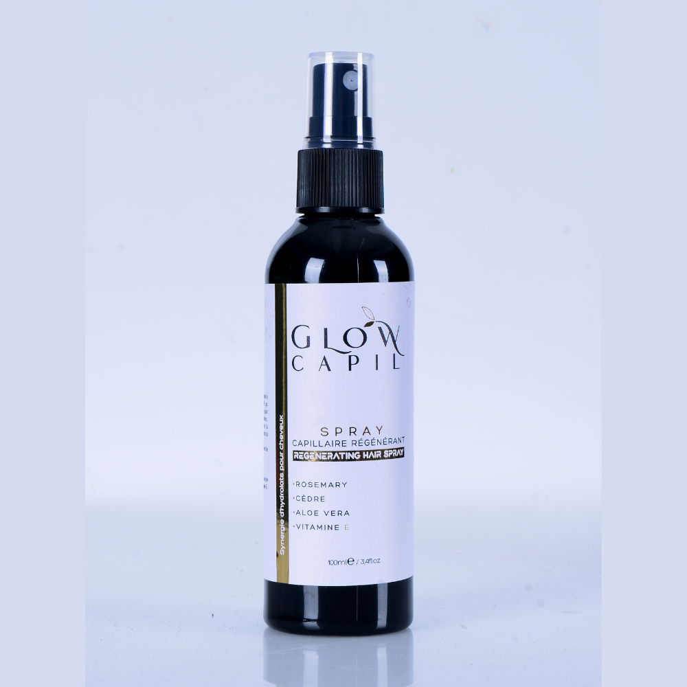 Glow Capil Spray Capillaire Régénérant 100ml spray cheveux secs abîmés réparation croissance brillance fortifiant - novaparapharmacie