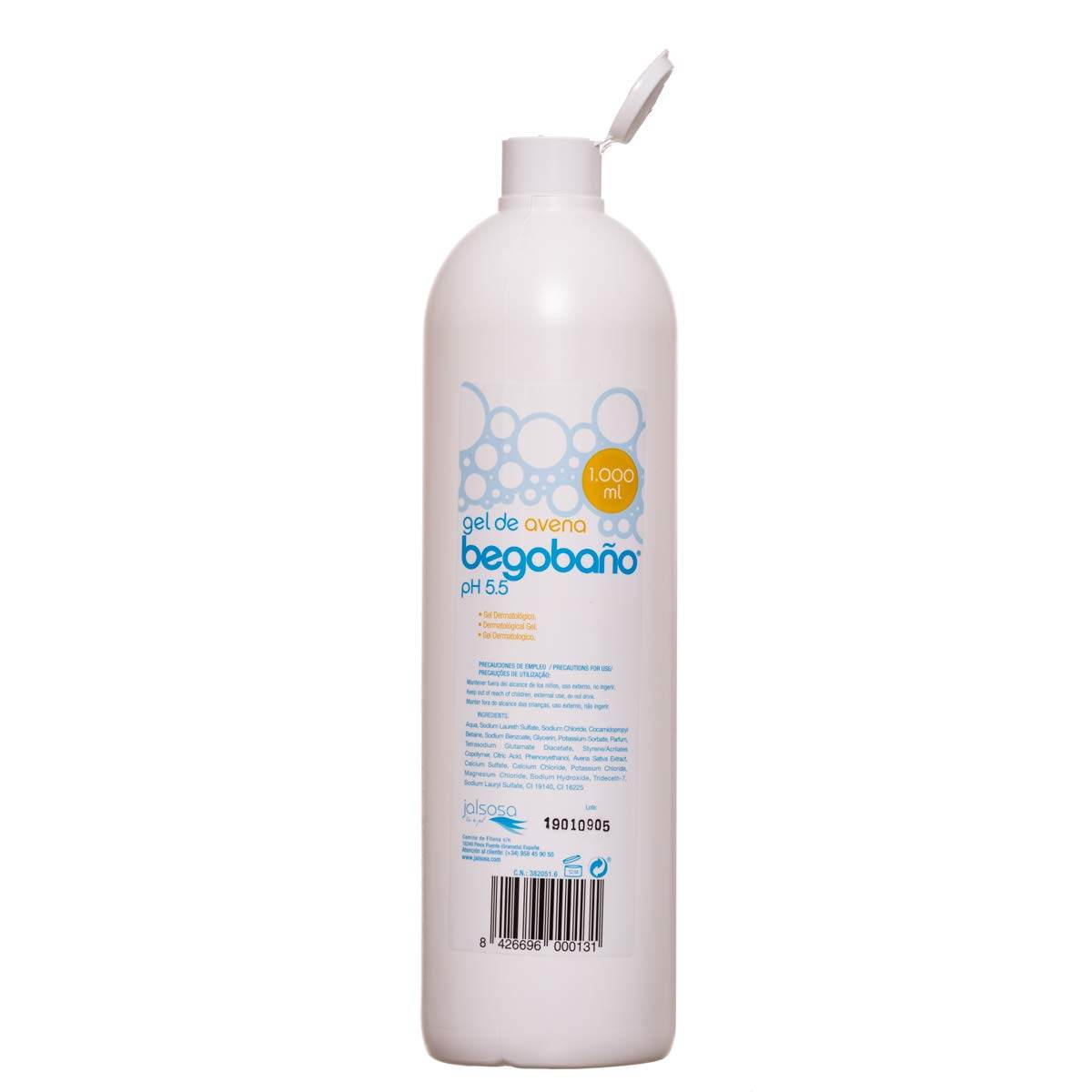 Begobano Gel Dermatologique Avoine 1 Litre - Nova Parapharmacie