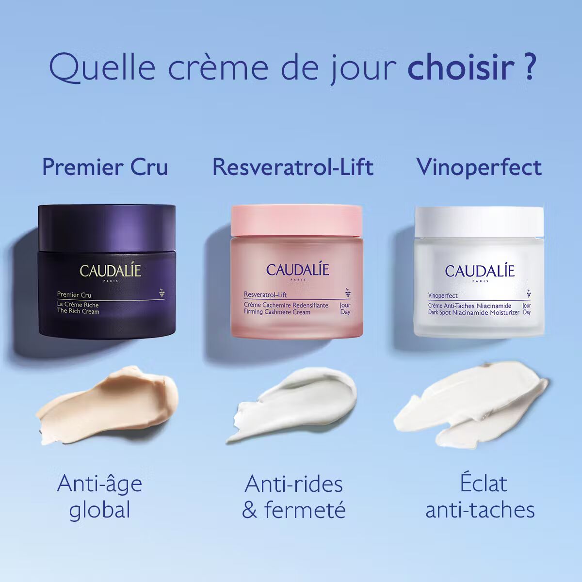CAUDALIE Vinoperfect Crème Anti-Taches 50ml application niacinamide hydratation éclat - novaparapharmacie