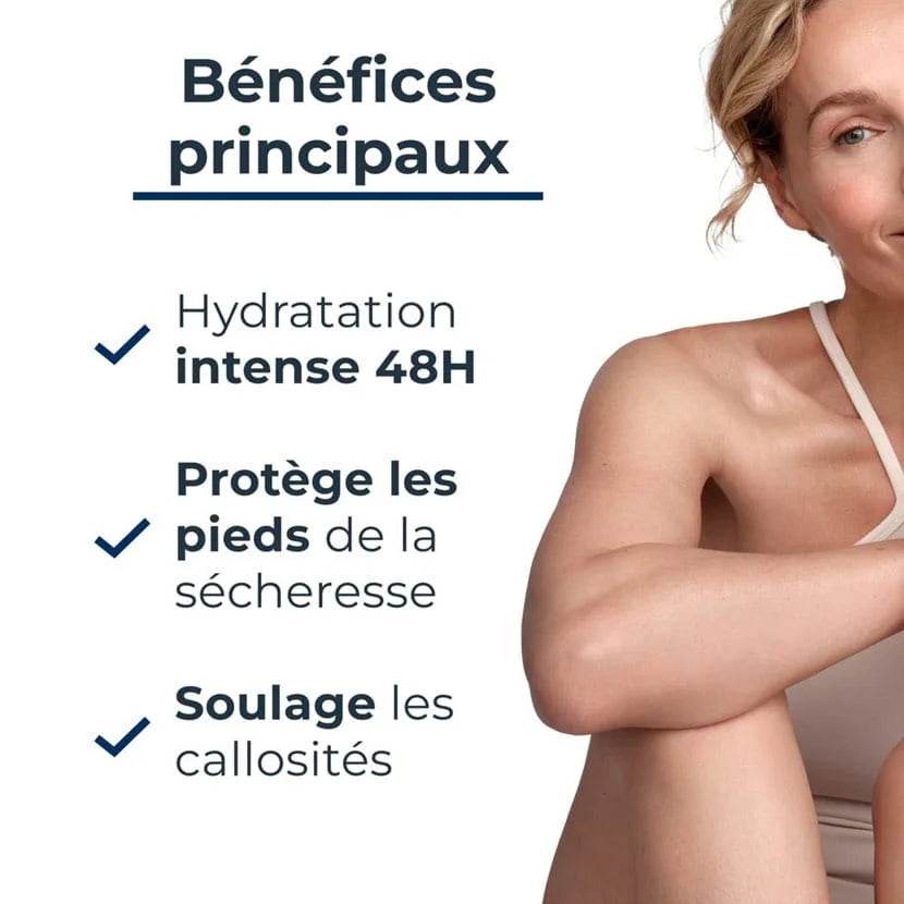 EUCERIN UreaRepair PLUS Crème Pieds application massage pieds 10% urée soin quotidien hydratation