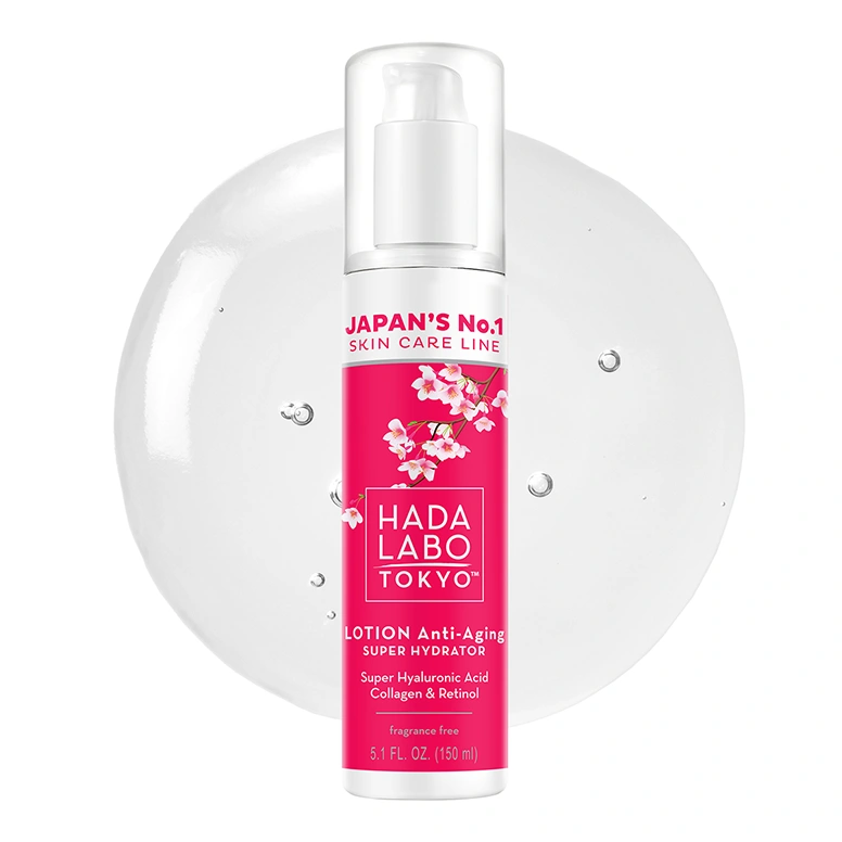 Hada Labo Japanese Lotion Anti-Aging 150ml lotion hydratante anti-âge acide hyaluronique réduit rides repulpe technologie japonaise - novaparapharmacie